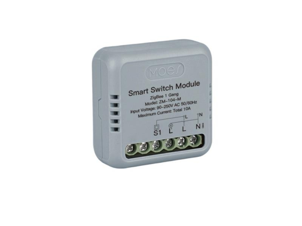 Smart lighting controller MOES Switch Module ZM-104-M Mini ZigBee Tuya