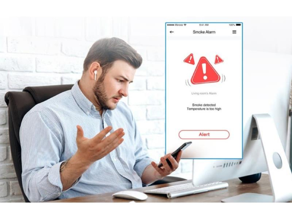 Smart smoke detector MEROSS GS559A WiFi