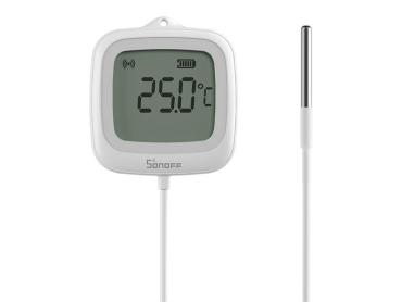 Smart temperature sensor with SONOFF SNZB-02LD Zigbee probe