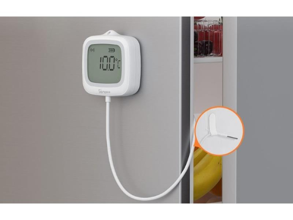 Smart temperature sensor with SONOFF SNZB-02LD Zigbee probe
