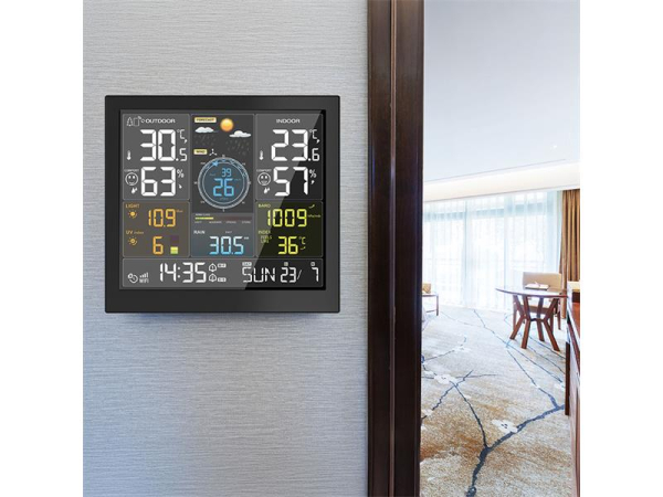 Smart weather station SOLIGHT TE92 WiFi Tuya