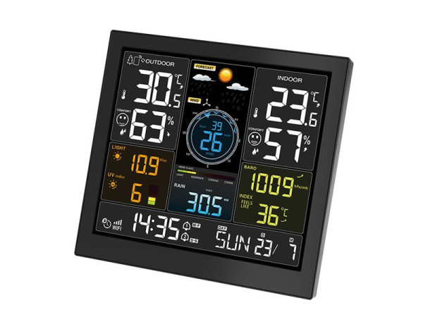 Smart weather station SOLIGHT TE92 WiFi Tuya