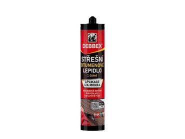 Black bitumen roofing adhesive DEBBEX 310ml
