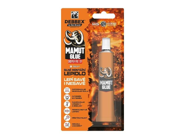 Glue DEN BRAVEN MAMUT GLUE Disper Fix grey 25ml