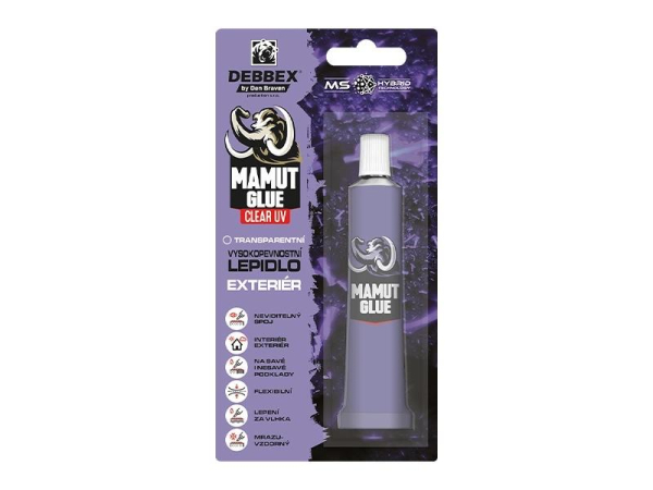 Glue DEN BRAVEN MAMUT CLEAR UV 25ml