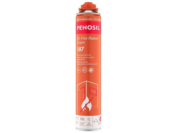 Fire-resistant foam B1 PENOSIL 187 červená 750ml