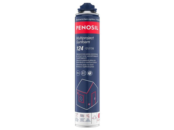 Low-expansion assembly foam PENOSIL 124 cream 750ml