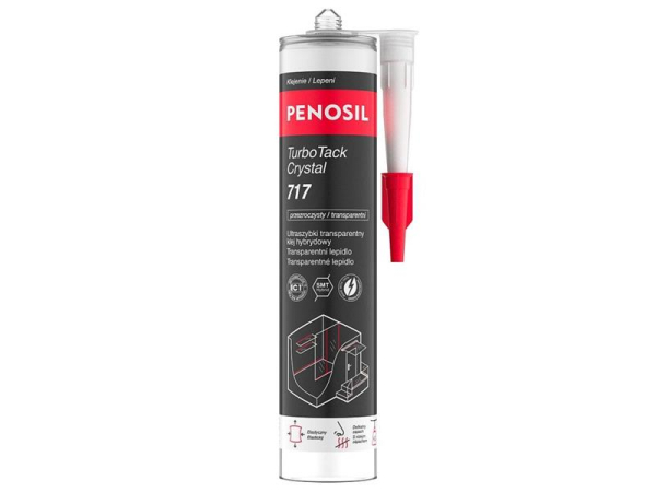 Adhesive with fast initial adhesion PENOSIL 717 transparent 280ml
