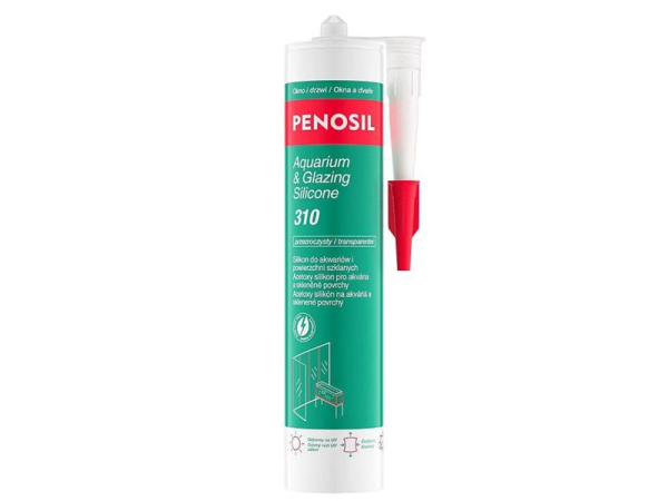 Silicone for aquariums and glass surfaces PENOSIL 310 transparent 280ml