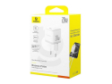 Adapter USB BASESUS Palm White 20W