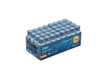 Battery AA (LR6) alkaline GETI 1.5V 32pcs