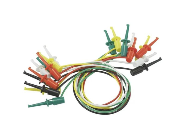 Set of measuring cables with crocodile clamps VOLTCRAFT 128912