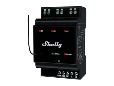 DIN rail relay SHELLY PRO 3 Z-Wave
