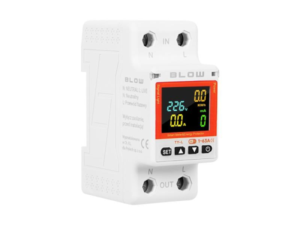 Smart electricity meter on DIN rail BLOW 72-106 WiFi Tuya