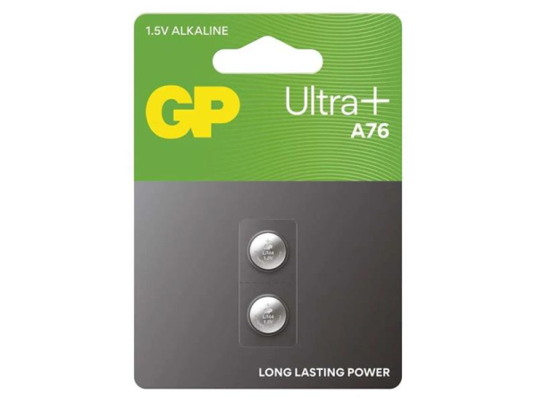 Battery A76F (LR44) GP Ultra Plus alkaline 2pcs