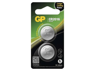 Battery CR2016 GP lithium 2pcs