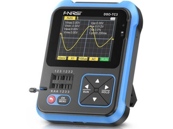 Oscilloscope, function generator and component tester FNIRSI DSO-TC3.