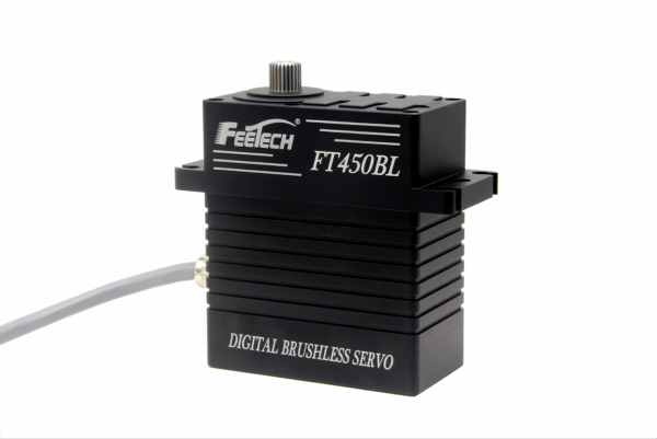 Industrial All-Metal PWM Magnetic Encoder Brushless Servo (IP65, 24V, 450kg)