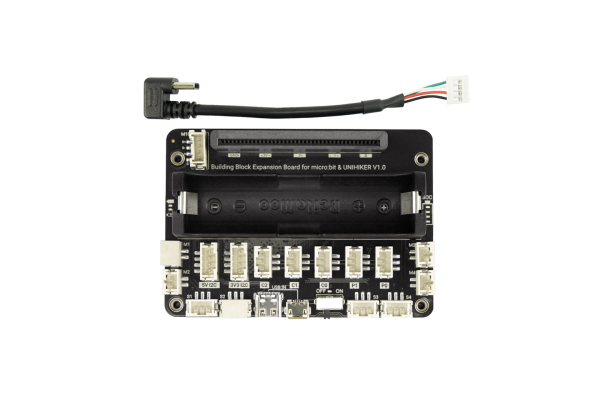 Building Block Expansion Board with Cable for UNIHIKER M10 (Wireless &amp; LEGO-Ready)