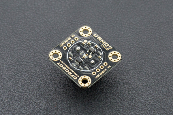 Fermion: URM07 - Energy-Efficient Ultrasonic Distance Sensor Breakout (20~750cm, UART)