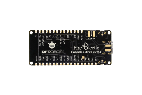 FireBeetle 2 ESP32-C5 IoT Development Board (2.4 / 5GHz Wi-Fi 6, Solar Charging, Home Assistant)