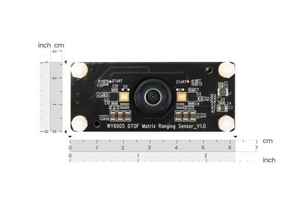 Gravity: 64×8 Matrix DTOF 3D Laser Ranging Sensor (120° FOV, 5m Range)