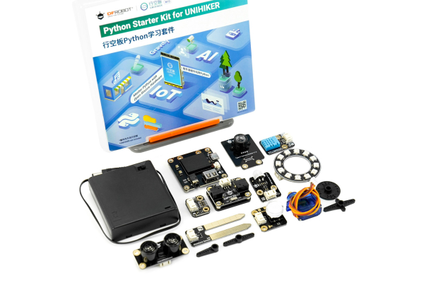 Python Starter Kit for UNIHIKER M10 (Learn AI &amp; IoT with 15 Lessons, Board Not Included)