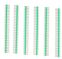 Arduino Male Pin Headers Straight Green 10PCS, 0.1″ 2.54 mm