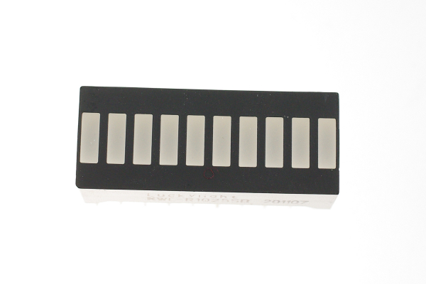 LED Bar Graph 10 Segment - Super Bright Red, Low Power