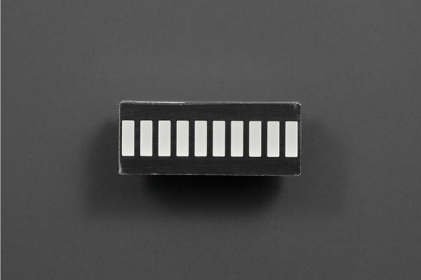 LED Bar Graph 10 Segment - Super Bright Red, Low Power