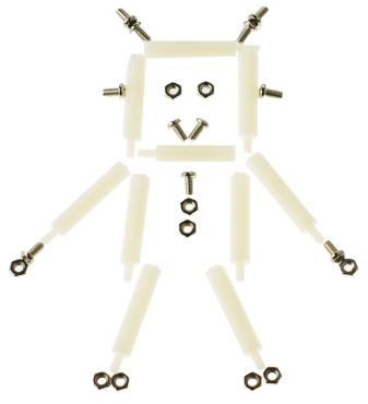 Nylon Standoff M3 * 30, 10 Sets, Lightweight, Insulated