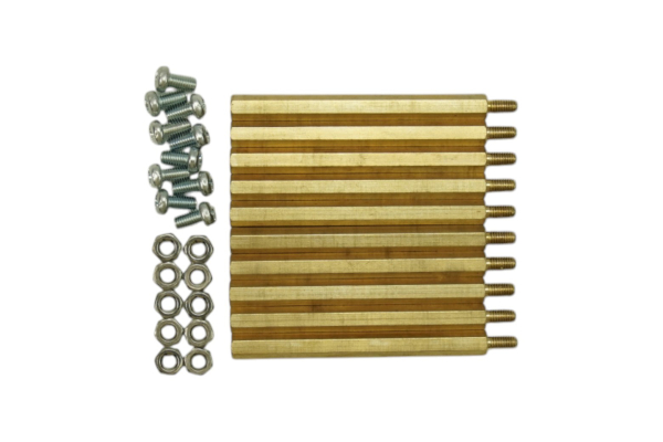 Hexagonal Standoffs Mounting Kit, 10 Sets, M3 * 50, 50mm Length