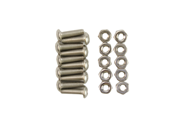 Screw M3x10, 10 Sets, Low Profile Hex Head, Secure Mounting