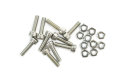 Screw, M3x12, 10 Sets, Low Profile Hex Head, Secure Mounting
