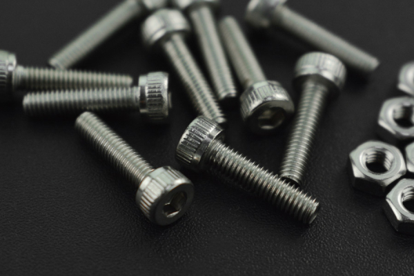 Screw, M3x12, 10 Sets, Low Profile Hex Head, Secure Mounting