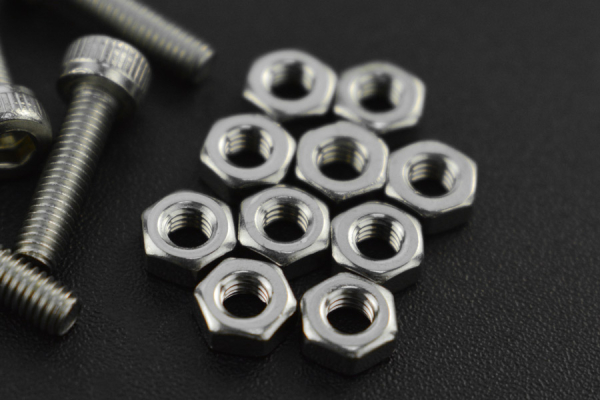 Screw, M3x12, 10 Sets, Low Profile Hex Head, Secure Mounting