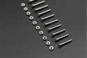 Screw M3x20, 10 Sets, Low Profile Hex Head, Secure Mounting
