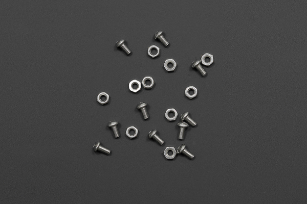 Screw M3x6, 10 Sets, Low Profile Hex Head, Secure Mounting