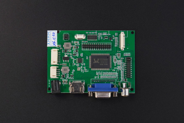 10.1 Inch Display, 1280x800 IPS HDMI, VGA, AV, Compatible with Raspberry Pi, LattePanda