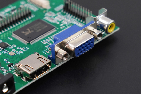 10.1 Inch Display, 1280x800 IPS HDMI, VGA, AV, Compatible with Raspberry Pi, LattePanda