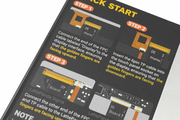 11.6 Inch Touch Display, 1920x1080 FHD, eDP, for LattePanda Mu, Sigma, 3 Delta, 2 Alpha