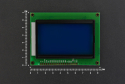 Graphic LCD, 128x64, Blue Backlit, 5V, ST7920 Controller