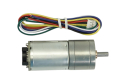 DC Motor 12V, 350RPM w/Encoder, 34:1 Gearbox, 374 Hall Feedback