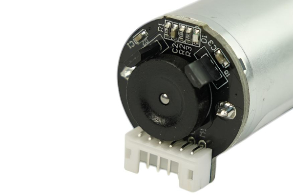 DC Motor 12V, 350RPM w/Encoder, 34:1 Gearbox, 374 Hall Feedback