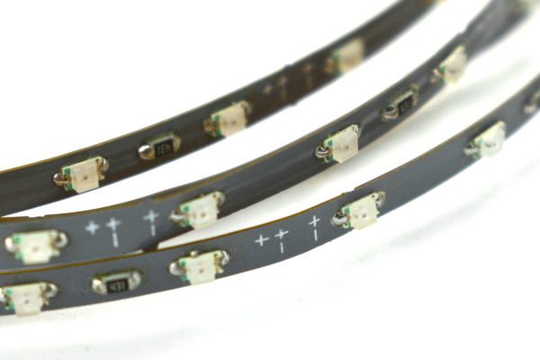 LED Strip 12V Flexible (120 LEDs) - Yellow, Ultra-Slim 2.5mm, Cuttable