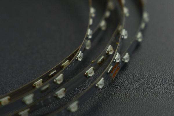 LED Strip 12V Flexible (120 LEDs) - Yellow, Ultra-Slim 2.5mm, Cuttable