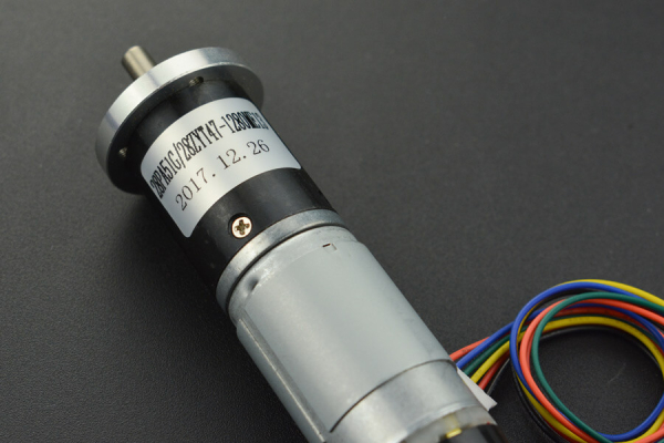 DC Motor 143RPM, 12V, Low Noise, High Torque, Hall Encoder