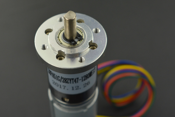 DC Motor 143RPM, 12V, Low Noise, High Torque, Hall Encoder