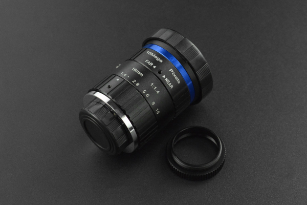 Telephoto Lens, 16mm 10MP, for Raspberry Pi & Jetson Nano Camera