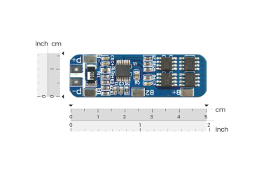 Batteribeskyttelsesmodul 18650 (12V 10A) Overcharge/Discharge Protection
